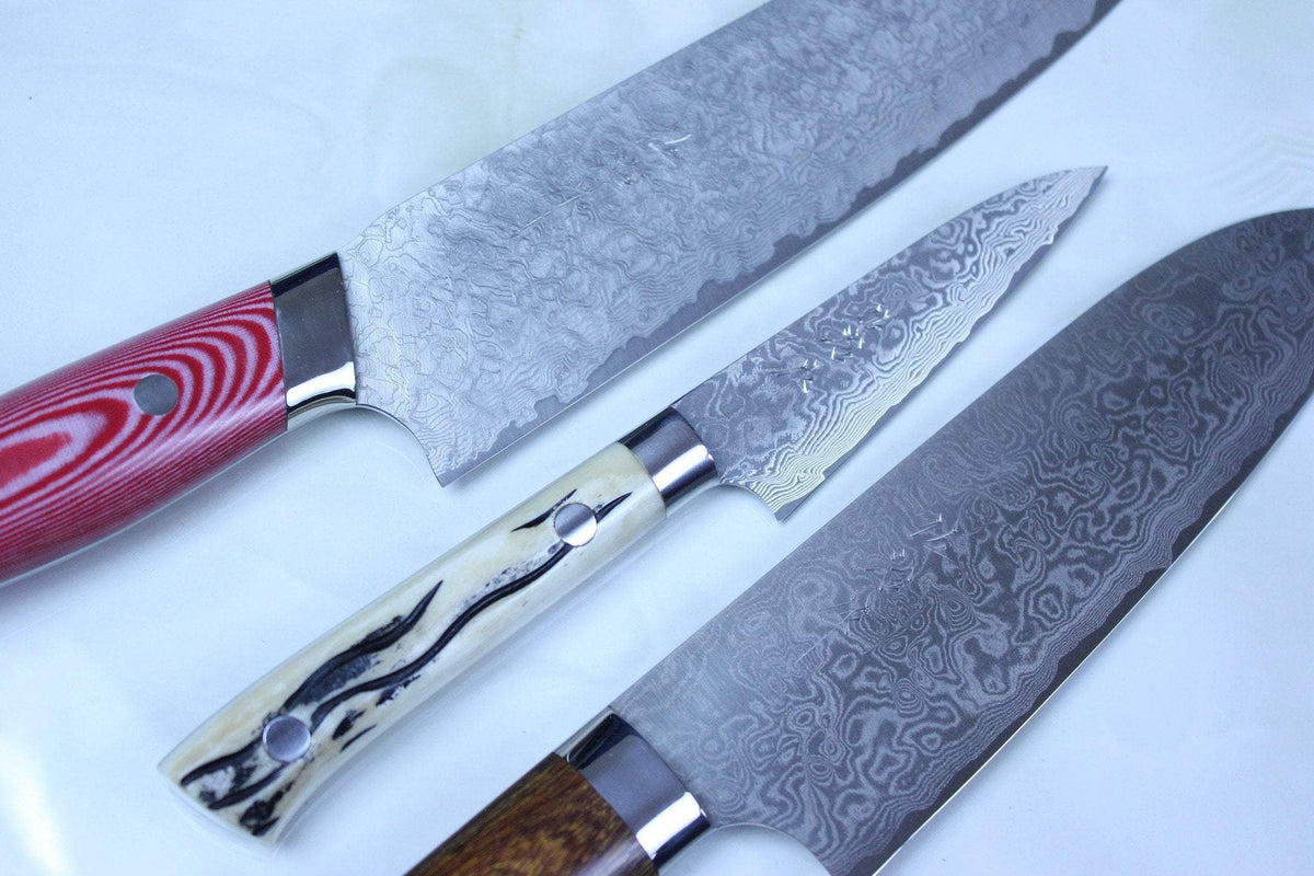 Takeshi Saji R-2 Custom Damascus Wild Series Japan's Knife Blades and Cutlery