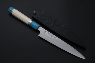 Custom Limited Edition, Sukenari VG-XEOS Nickel Damascus Wa Petty 165mm (6.4 inch, SCL-635)