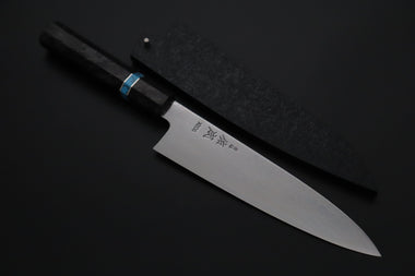 Custom Limited Edition, Sukenari VG-XEOS Nickel Damascus Wa Gyuto 210mm (8.2 inch, SCL-639)