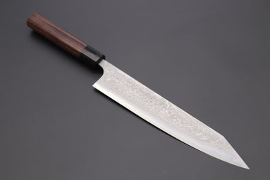 Fu-Rin-Ka-Zan Kiritsuke FASD-8 Kiritsuke Gyuto 240mm (9.4 inch) Fu-Rin-Ka-Zan Aogami Super Custom Damascus Series FASD-8 Kiritsuke Gyuto 240mm (9.4 inch, Octagonal Red-Sandalwood Handle)