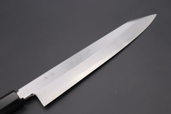Fu-Rin-Ka-Zan Kiritsuke Fu-Rin-Ka-Zan Limited, (FSO-6SE) White Steel No.1 Kiritsuke 240mm (9.4inch, Octagon Shaped Ebonywood Handle)