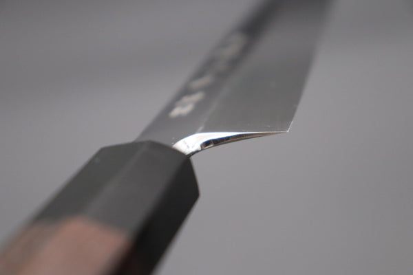 Fu-Rin-Ka-Zan Kiritsuke Yanagiba Fu-Rin-Ka-Zan Limited, FSO-77 Honyaki White Steel No.3 Kiritsuke Yanagiba 300mm (11.8 inch, Perfectly Mirror Polished Blade for Face Side blade, Octagonal Ebonywood Handle)