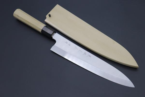 Fu-Rin-Ka-Zan Wa Gyuto FGS-4 Wa Gyuto 240mm (9.4 inch) / Right Handed Fu-Rin-Ka-Zan Hon Kasumi Series Gingami No.3 Wa Gyuto (Single Bevel Edge, 210mm to 270mm, 3 sizes)