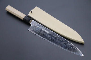 Fu-Rin-Ka-Zan Wa Gyuto FRD-3 Wa Gyuto 270mm Fu-Rin-Ka-Zan R-2 Damascus Wa Series Wa Gyuto (210mm to 270mm, 3 sizes)