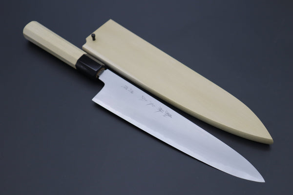 Fu-Rin-Ka-Zan Wa Gyuto FW-4 Wa Gyuto 240mm (9.4inch) Fu-Rin-Ka-Zan White Steel No.2 Wa Series Hon Kasumi Wa Gyuto (210mm to 270mm, 3 sizes)