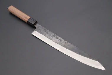 Fu-Rin-Ka-Zan Wa Sujihiki Fu-Rin-Ka-Zan Aogami Super Kurouchi Series Wa Sujihiki (240mm & 270mm, 2 Sizes, Octagon Shaped Walnut-Wood Handle)