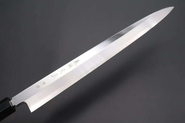 Fu-Rin-Ka-Zan Yanagiba FSO-67 Yanagiba300mm (11.8inch) Fu-Rin-Ka-Zan Limited, Hon Kasumi Blue Steel No.1 Yanagiba 300mm (Perfectly Mirror Polished Blade, 11.8 Inch, FSO-67)