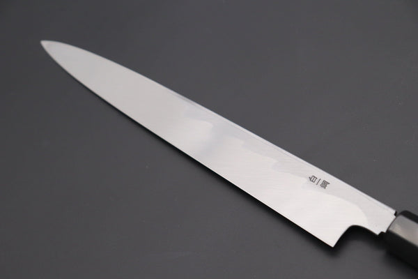 Fu-Rin-Ka-Zan Yanagiba FSO-2 Yanagiba 270mm (10.6 inch) Fu-Rin-Ka-Zan Limited, Hon Kasumi White Steel No.1 Yanagiba 270mm (10.6 inch, Perfectly Mirror Polished Blade for Face Side blade,FSO-2)