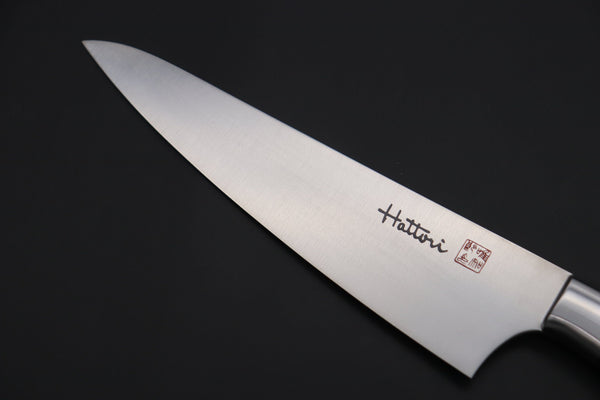 Hattori Boning Knife | Honesuki FH-5D Boning Knife 160mm (6.2inch) Hattori Forums FH Series Limited Edition FH-5D Boning Knife (6.2 Inch, "Black Space" Corian® Handle)