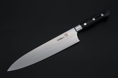 Hattori Gyuto FHN-6D Gyuto 210mm (8.2inch) Hattori Forums FH "NOAH" Series Gyuto (210mm to 270mm, 3 sizes, "Black Space" Corian® Handle)