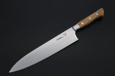 Hattori Gyuto FHN-6O Gyuto 210mm (8.2inch) Hattori Forums FH "NOAH" SeriesGyuto (210mm to 240mm, 2 sizes, Olive Wood Handle)