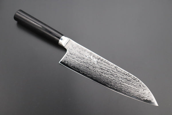 Couteau japonais santoku - Noir - Veo shop