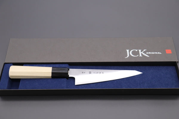 Kagayaki Boning Knife | Honesuki JCK Original Kagayaki CarboNext WA Series KC-4W Wa Honesuki | Boning Knife