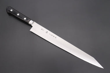 Kagayaki Sujihiki KC-10KES Kiritsuke-Sujihiki 300mm / ES (Extra Sharpness) / Right Handed JCK Original Kagayaki CarboNext Series KC-10KES Kiritsuke Sujihiki 300mm(11.8 inch, Special Order Made, Kiritsuke Blade Version)