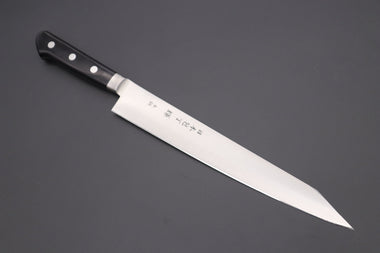 Kagayaki Sujihiki KC-9KES Kiritsuke-Sujihiki 270mm / ES (Extra Sharpness) / Right Handed JCK Original Kagayaki CarboNext Series KC-9KES Kiritsuke Sujihiki 270mm(10.6 inch, Special Order Made, Kiritsuke Blade Version)