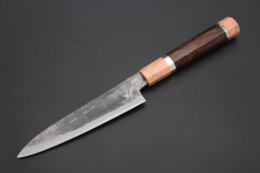 Shirou-Kunimitsu Wa Petty Shirou-Kunimitsu White Steel No.2 Kurouchi Series Special Edition SK-1SP56 Wa Petty 140mm (5.5 Inch)