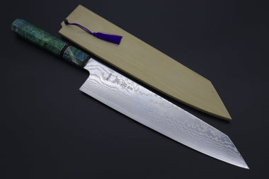 Sukenari Kiritsuke Custom Limited Edition, Sukenari HAP-40 Nickel Damascus Kiritsuke 270mm (10.6 inch, SCL-595)