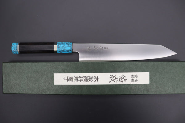 Sukenari Kiritsuke SCL-321 ZDP189 Kirutsuke Slicer 240mm (9.4 inch) Custom Limited Edition, Sukenari ZDP-189 Clad Kiritsuke Slicer 240mm (9.4 inch, SCL-321)