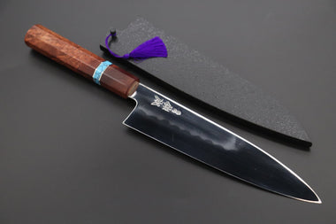 Sukenari Wa Gyuto Custom Limited Edition, Sukenari Honyaki Series White Steel No.2 Wa Gyuto 210mm (8.2 Inch, SCL-562)