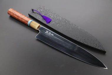 Sukenari Wa Gyuto Custom Limited Edition, Sukenari Honyaki Series White Steel No.2 Wa Gyuto 270mm (10.6 Inch, SCL-571)
