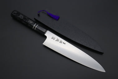 Sukenari Wa Gyuto SCL-538 ZDP189 Wa Gyuto 210mm (8.2 inch) Custom Limited Edition, Sukenari ZDP-189 Clad Wa Gyuto 210mm (8.2 inch, SCL-538)