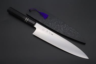 Sukenari Wa Gyuto SCL-547 ZDP189 Wa Gyuto 240mm (9.4 inch) Custom Limited Edition, Sukenari ZDP-189 Clad Wa Gyuto 240mm (9.4 inch, SCL-547)