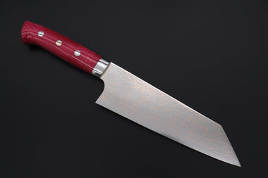 Takeshi Saji Bunka Takeshi Saji SUMMIT ― Limited Edition Custom Series SMT-1122 VG-10W磨 Multi-Colored Golden-Rainbow Damascus Bunka 175mm (6.8 Inch)