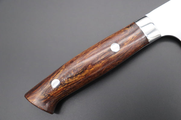 Takeshi Saji Gyuto Takeshi Saji SRS-13 Hammer Forged, Custom Handmade Handle Series Gyuto (210mm and 240mm, 2 Sizes, Ironwood Handle)