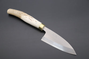 Takeshi Saji Ko Deba Takeshi Saji Gingami No.3 Wa Bocho Series Ajikiri 105mm (4.1inch, Stag Handle)