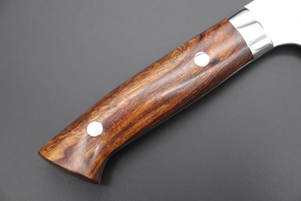 Takeshi Saji Santoku Takeshi Saji SRS-13 Hammer Forged, Custom Handmade Handle Series Bunka 175mm (6.8 inch, Ironwood Handle)