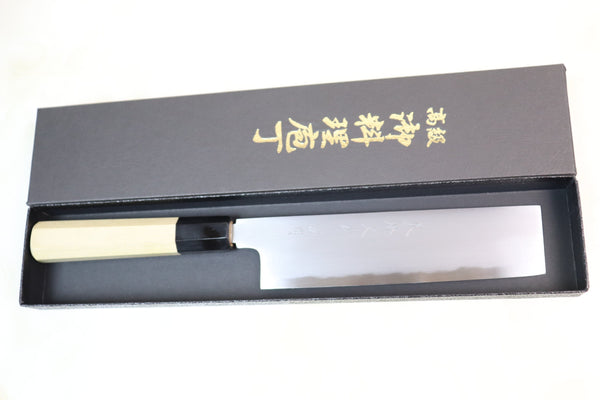 Fu-Rin-Ka-Zan Nakiri FW-9 Nakiri 180mm (Usuba Shape7inch) Fu-Rin-Ka-Zan White Steel No.2 Wa Series FW-9 Nakiri 180mm (Usuba Shape, 7inch)