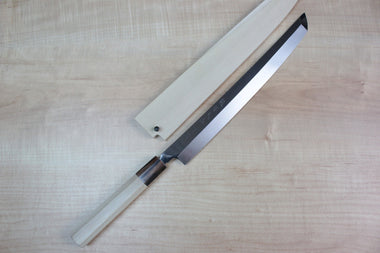 Fu-Rin-Ka-Zan Limited, Solid VG-10 blade Sakimaru Takohiki (270mm and 300mm, 2 sizes, Perfectly Mirror Polished) - JapaneseChefsKnife.Com