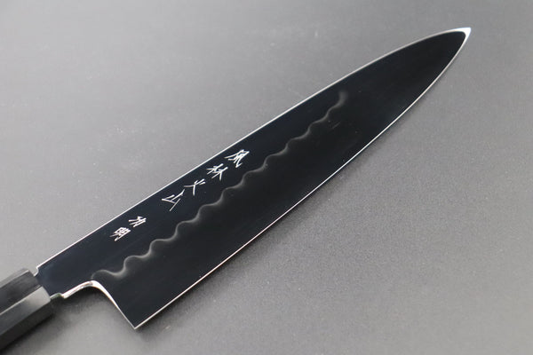 Fu-Rin-Ka-Zan Wa Gyuto FSO-83 Wa Gyuto 240mm (9.4 inch) Fu-Rin-Ka-Zan Limited, FSO-83 Honyaki White Steel No.3 Wa Gyuto 240mm (9.4 inch, Perfectly Mirror Polished Blade, Octagonal Ebonywood Handle)