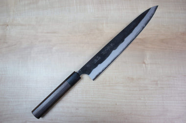 Fu-Rin-Ka-Zan Wa Sujihiki Fu-Rin-Ka-Zan Aogami Super Kurouchi Series Wa Sujihiki (240mm & 270mm, 2 Sizes, Octagon Shaped Red-Sandal Wood Handle)