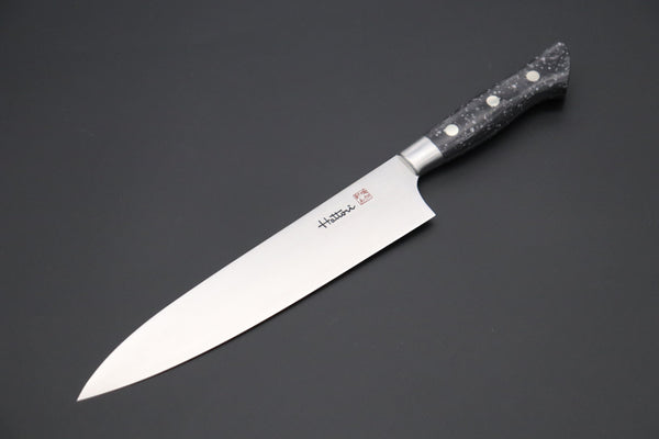 Hattori Gyuto Hattori Forums FH Series Limited Edition "SNOW IN THE DARK" Gyuto (210mm~270mm, 3 Sizes, Dupont Corian® Handle)
