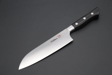 Hattori Santoku FH-4A Santoku 170mm (6.6inch) Hattori Forums FH Series FH-4A Santoku 170mm (6.6inch, African Blackwood Handle)