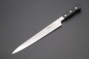 Hattori Sujihiki Hattori Forums FH Series Sujihiki (230mm to 300mm, 3 sizes, Black Linen Micarta Handle)