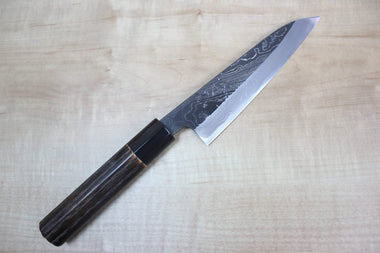 Tsukasa Hinoura Custom Knife "Unryu-Mon" Wa Petty 140mm (5.5 Inch, TH-2P) - JapaneseChefsKnife.Com