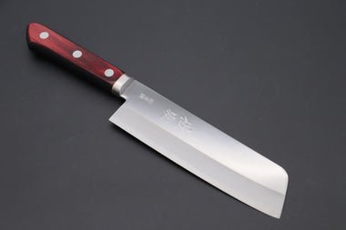 JCK Natures Nakiri JCK Natures SAKURA ROAD Aogami Super Series SAKURA-3 Nakiri 160mm (6.2 Inch)