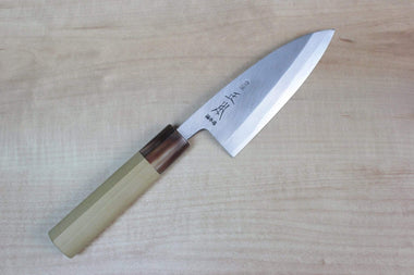 Masamoto Ko Deba Masamoto KS Series Hon Kasumi White Steel No.2 Ko-Deba (Small Deba 105mm to 135mm, 3 sizes)