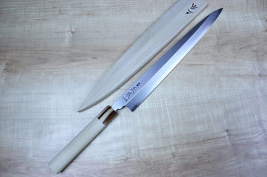 Masamoto Yanagiba Masamoto KI Series Hon Kasumi White Steel No.1 Yanagiba (270mm to 330mm, 3 sizes)