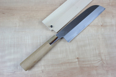 Mizuno Tanrenjo Akitada Hon Kasumi Series White Steel No.2 Kama Usuba (180mm to 240mm, 5 sizes) - JapaneseChefsKnife.Com
