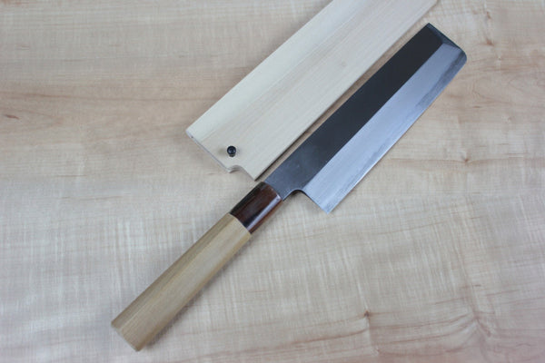 Mizuno Tanrenjo Akitada Hon Kasumi Series White Steel No.2 Usuba (180mm to 240mm, 5 sizes) - JapaneseChefsKnife.Com