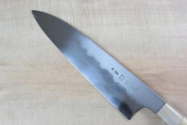 Mizuno Tanrenjo Akitada Honyaki Series White Steel Wa Gyuto 240mm and 270mm - JapaneseChefsKnife.Com