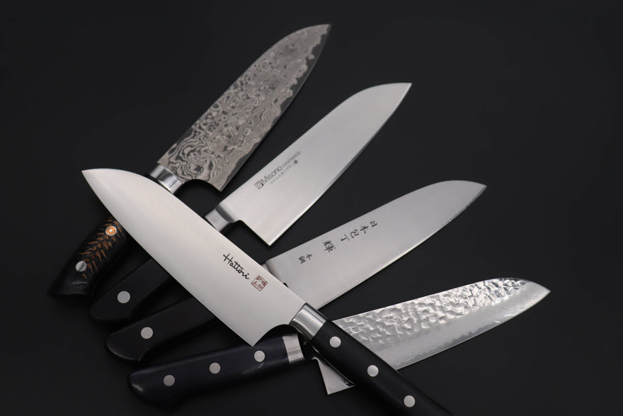 Our Table 2 Piece Stainless Steel Santoku Knife Set