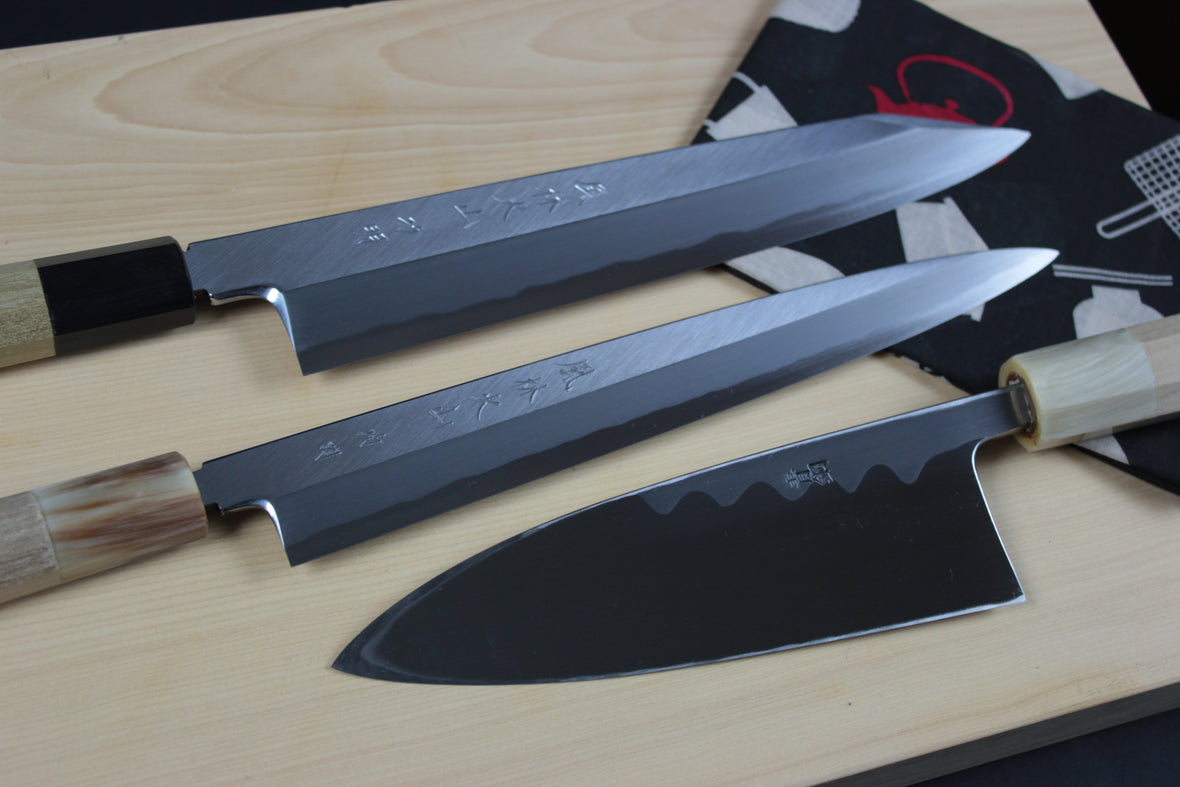 Syosaku Japanese Best Sharp Kitchen Chef Knife Aoko(Blue Steel)-No.2 B -  Syosaku-Japan
