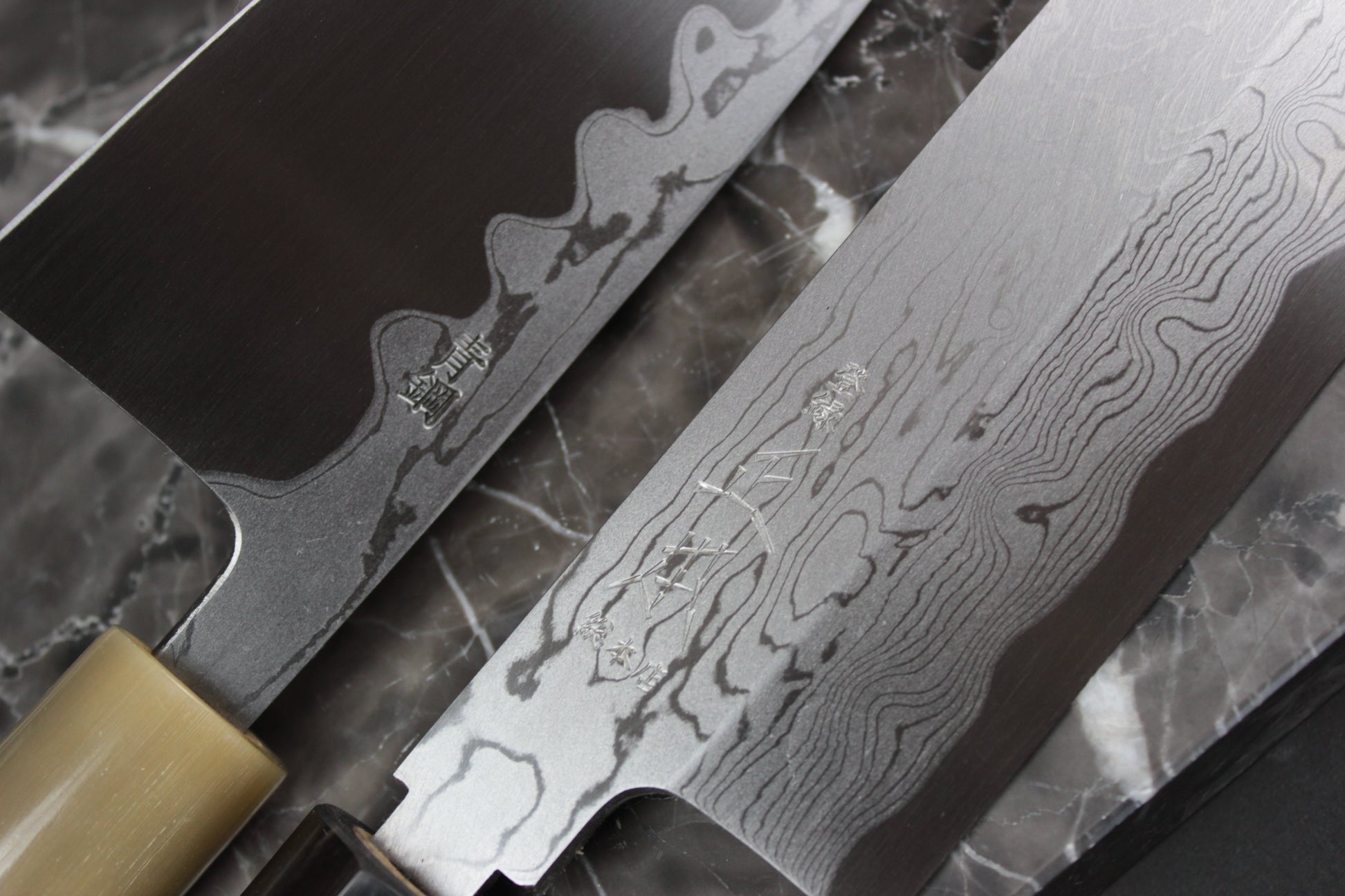Damascus Carbon Steel Knives