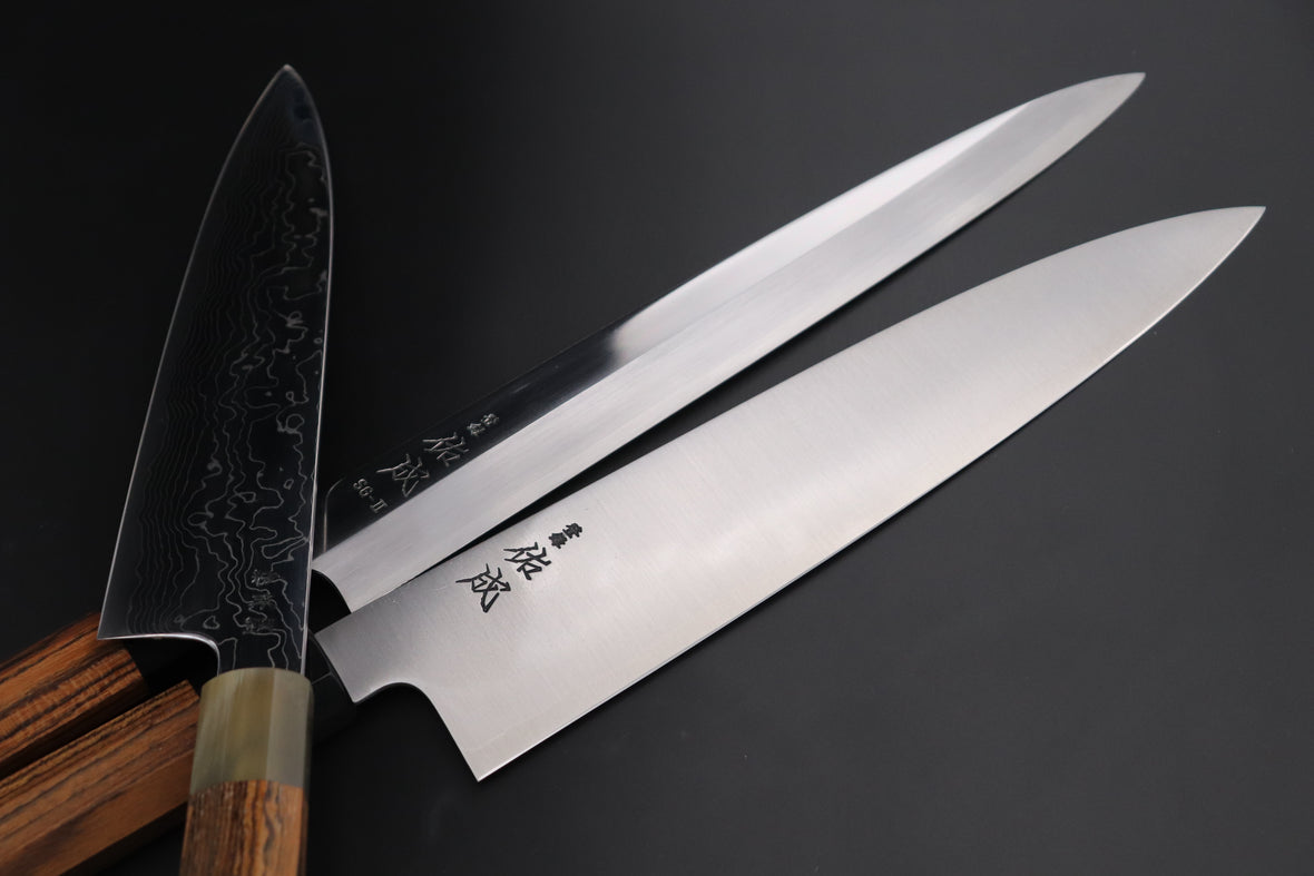  Sukenari R-2 Steel Knives 