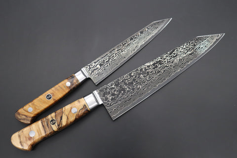 Kagayaki Grand Canyon R-2 Damascus Knives