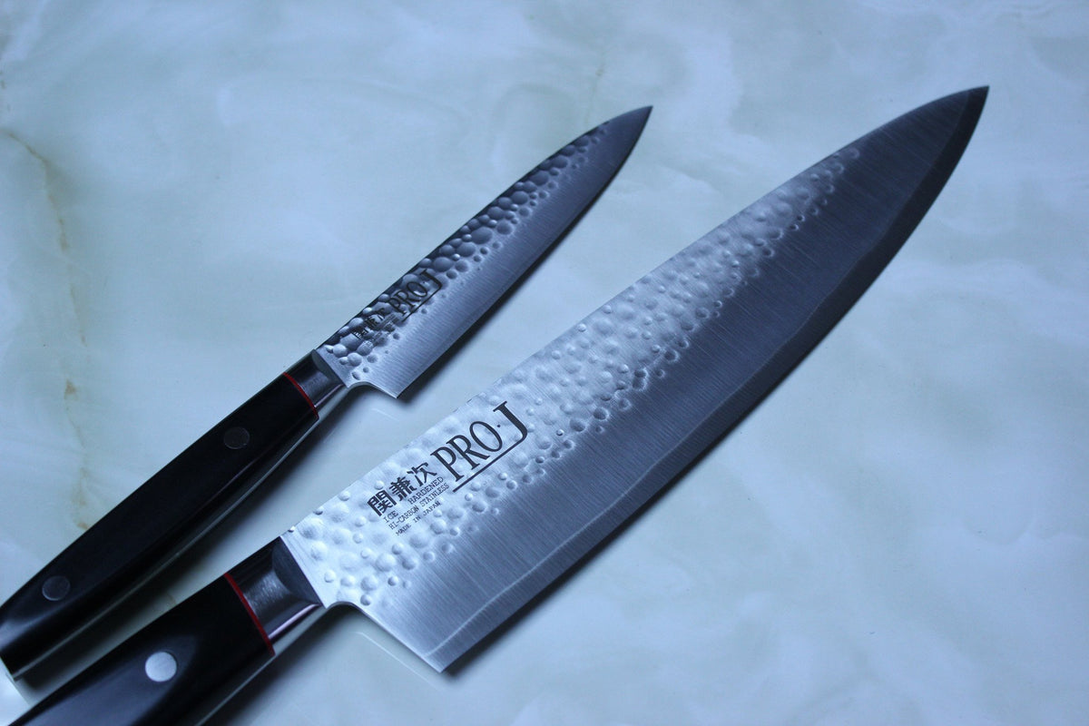 Couteau japonais Kane Tsune Hammered - Couteau gyuto 18 cm